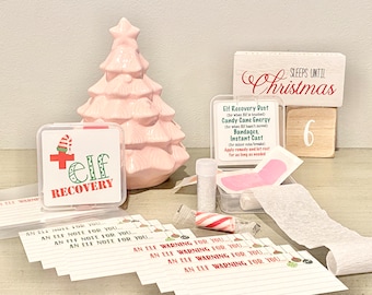 Elf Recovery Kit - First Aid Kit - Magical Elf Powder - Touch Your Elf - Note Cards - Warning Cards