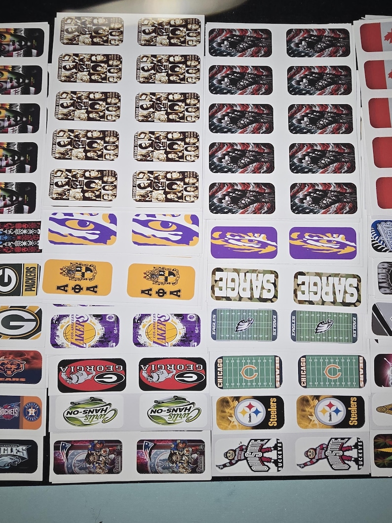 Custom Domino Sticker Decals – Set of 30 - Etsy Canada