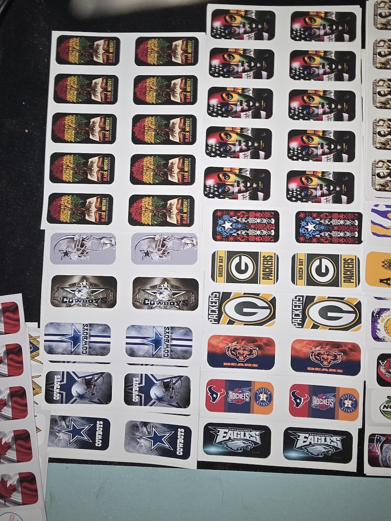 Custom Domino Sticker Decals – Set of 30 - Etsy Canada