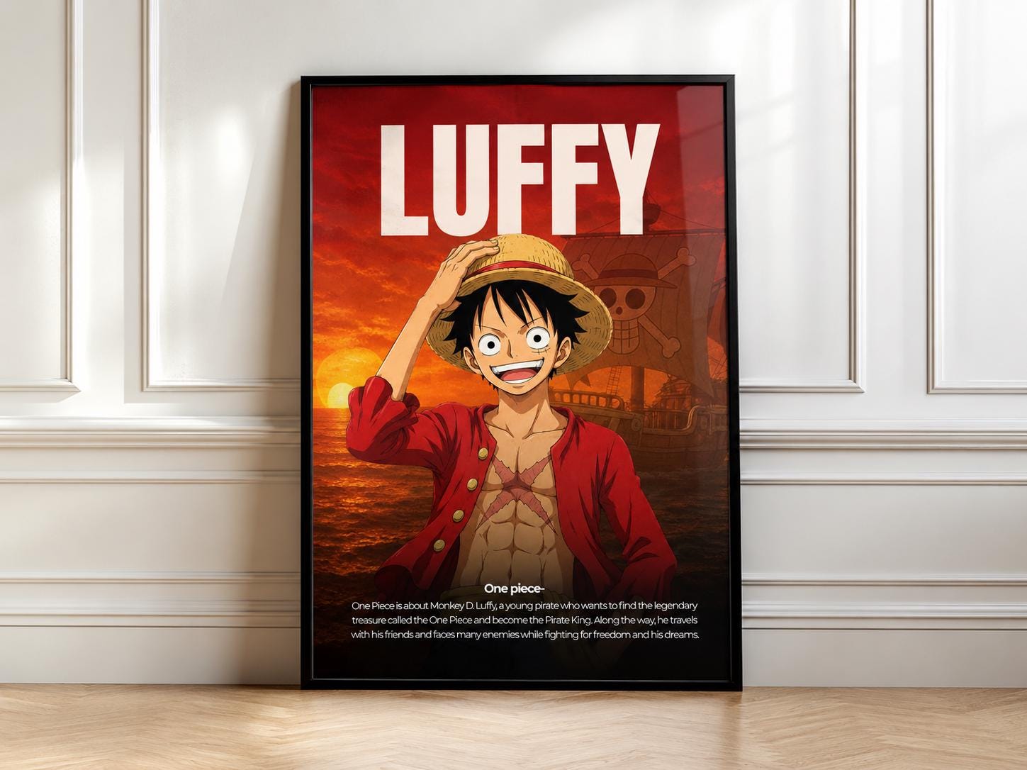 Luffy Manga Poster - Etsy