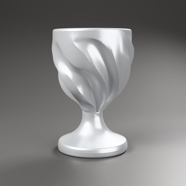 Becher Skulptur in Holzoptik, Chanukka Deko modern, gefaltete Judaica Deko Skulptur für Regal und Sideboard – color-590751030b4f443cab4d89130f66a7ff