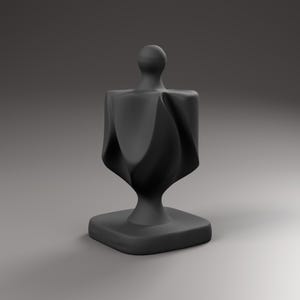 Dreidel Skulptur in Holzoptik, Chanukka Deko modern, gefaltete Judaica Deko für Regal und Schreibtisch – color-92b32f24568e48fd8937e7e8f270f9a0