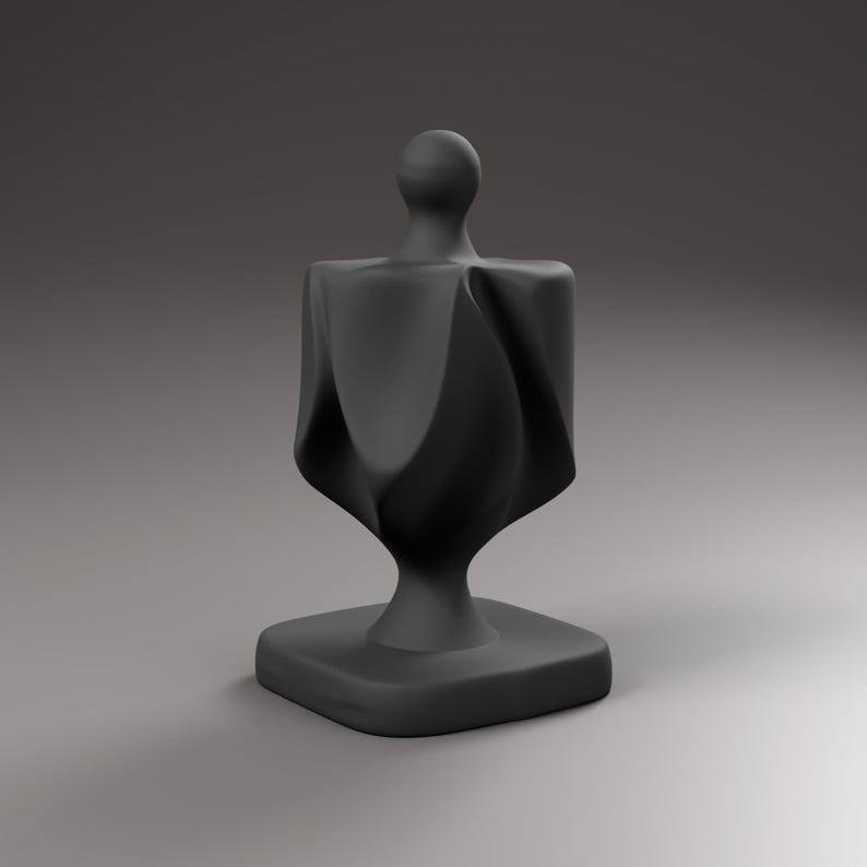 Dreidel Skulptur in Holzoptik, Chanukka Deko modern, gefaltete Judaica Deko für Regal und Schreibtisch – color-92b32f24568e48fd8937e7e8f270f9a0