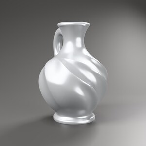 Ölkrug Skulptur in Holzoptik, Chanukka Deko modern, gefaltete Judaica Deko Skulptur für Regal und Sideboard – color-590751030b4f443cab4d89130f66a7ff