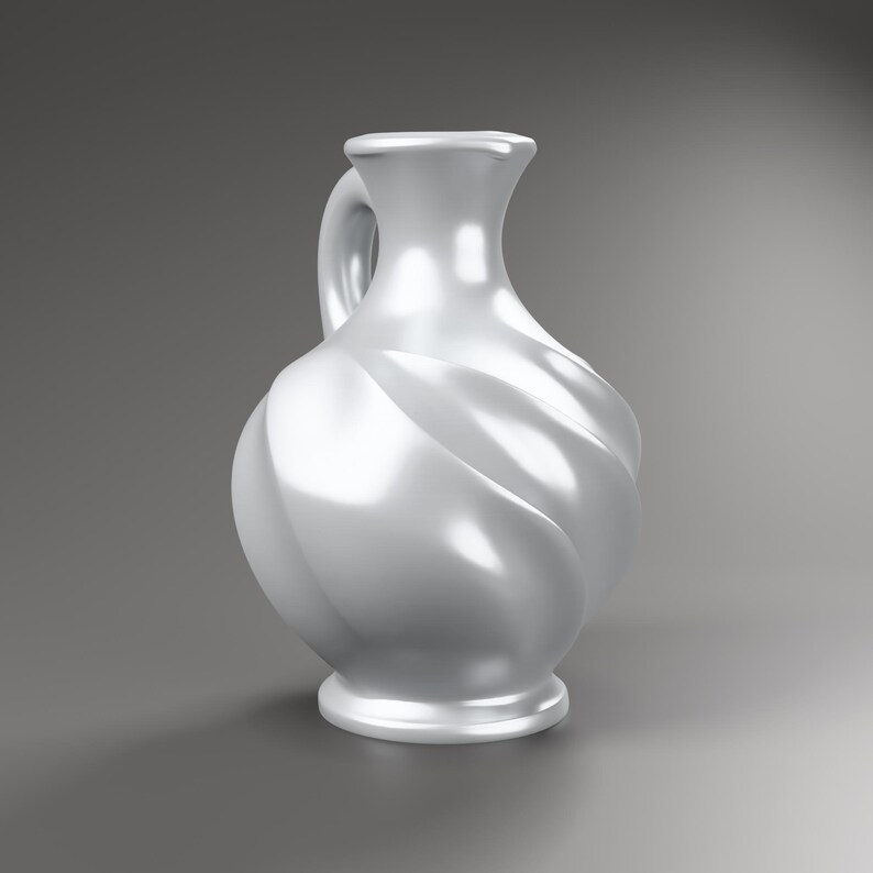 Ölkrug Skulptur in Holzoptik, Chanukka Deko modern, gefaltete Judaica Deko Skulptur für Regal und Sideboard – color-590751030b4f443cab4d89130f66a7ff