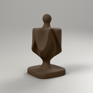 2er-Set Dreidel und Olive Skulptur, Chanukka Deko in Holzoptik, 3D-Druck Judaica Regaldeko – hero