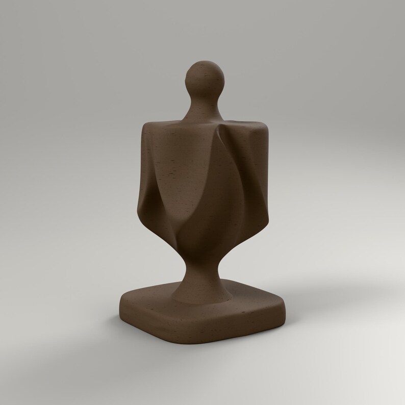 2er-Set Dreidel und Olive Skulptur, Chanukka Deko in Holzoptik, 3D-Druck Judaica Regaldeko – hero
