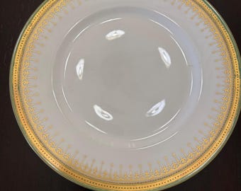 Plato coleccionable auténtico de porcelana francesa Bernardaud & Co Limoges de 25 cm (10 pulgadas)