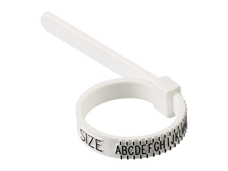 plastic ring sizer free uk post etsy