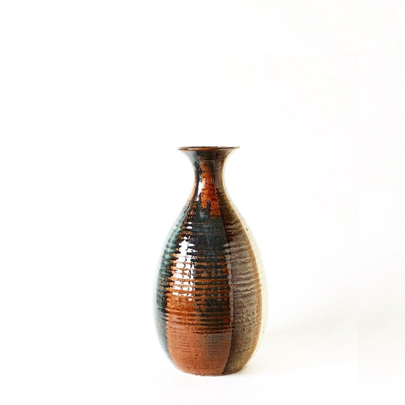 Vintage Studio Pottery Vase Boho Style