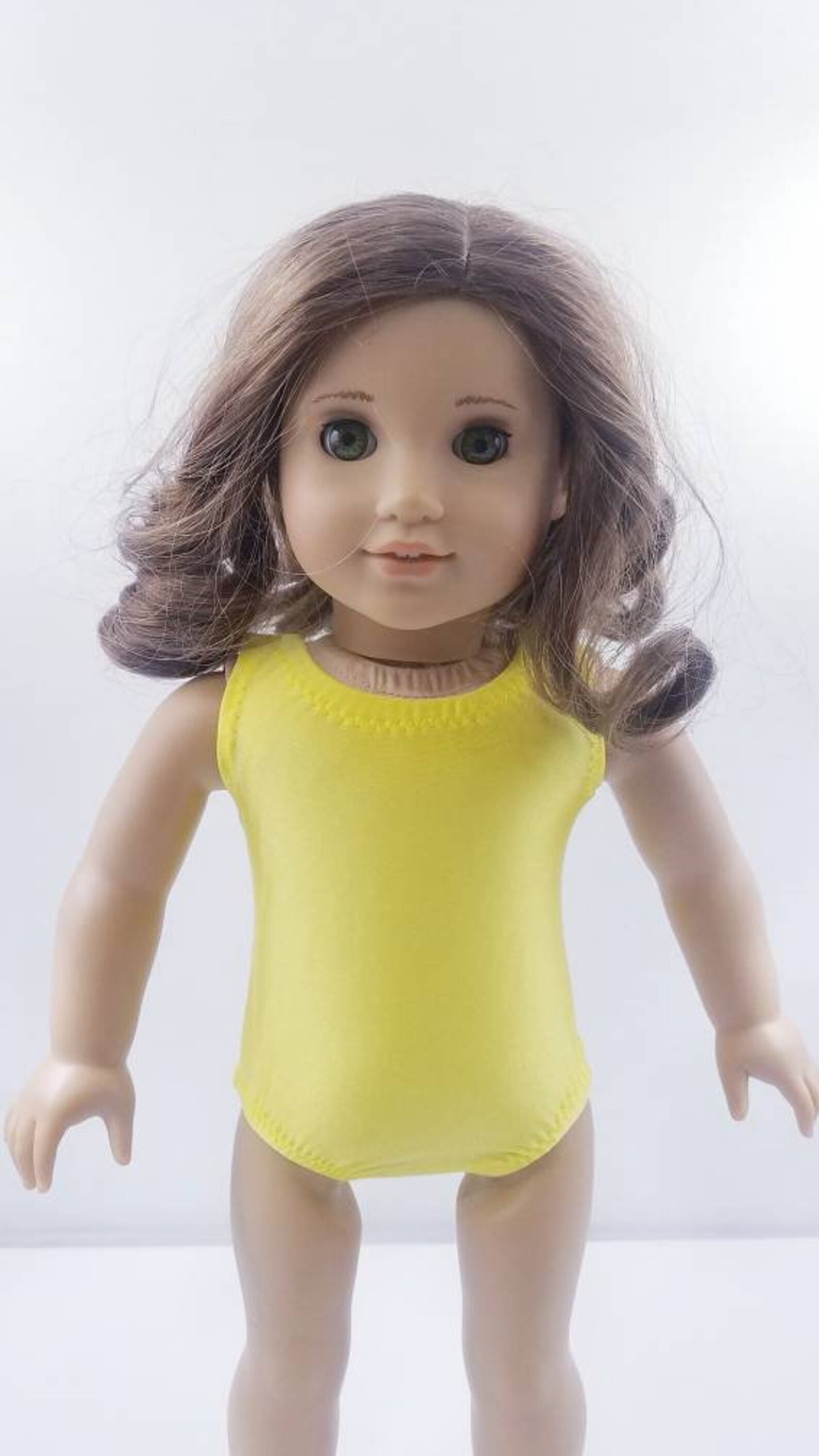 Yellow Bathing Suit for American Girl and 18 inch dolls Yellow Etsy