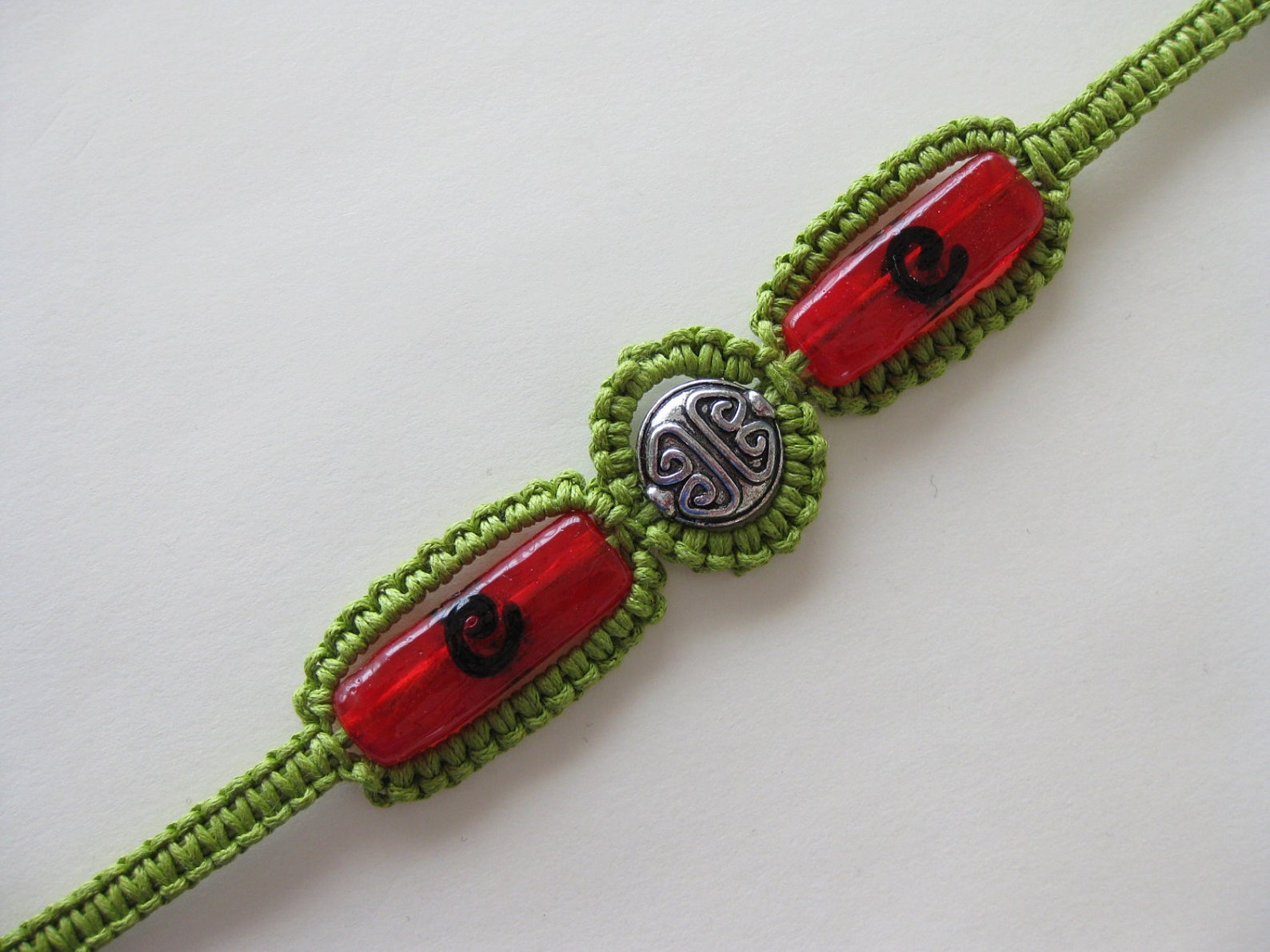Knotted Bracelet Tutorial Macrame Pattern Pdf Instructions Diy Etsy