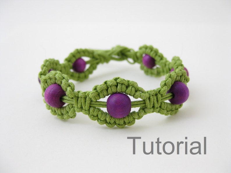 Macrame Bracelet Instructions Pattern Pdf Tutorial Jewelry - Etsy