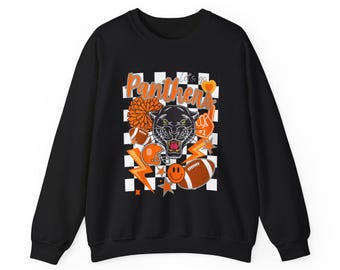 Unisex Crewneck Panther Football Sweatshirt