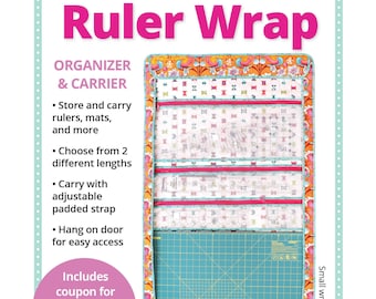 Ruler Wrap Organizer & Carrier Pattern | By Annie PBA270 | 2 Lengths Options | Sewing Organizer for Quilters