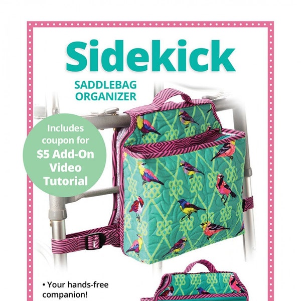 Sidekick Saddlebag Pattern | By Annie Bag Pattern PBA300 | Travel Organizer | Craft Organizer
