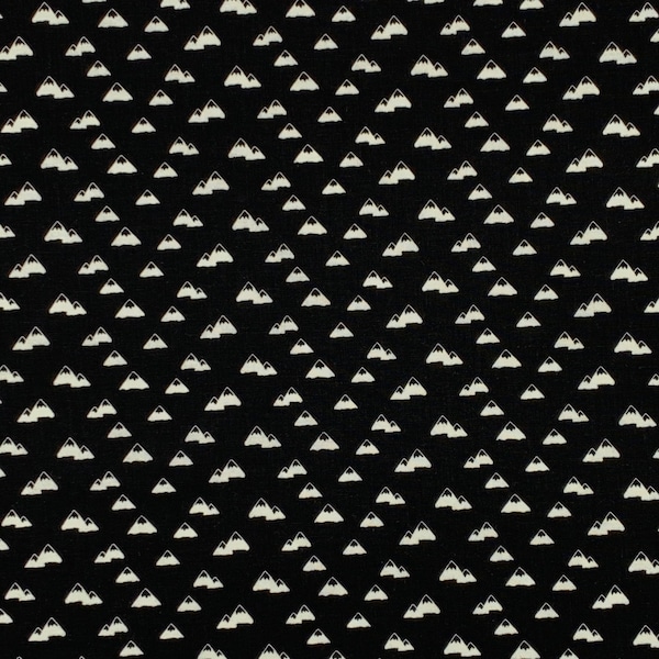 Mountains in Black | Wild at Heart by Lori Whitlock | Riley Blake Designs C9823 | 100% Cotton Fabric | Novelty | Fat Quarters | Yardage