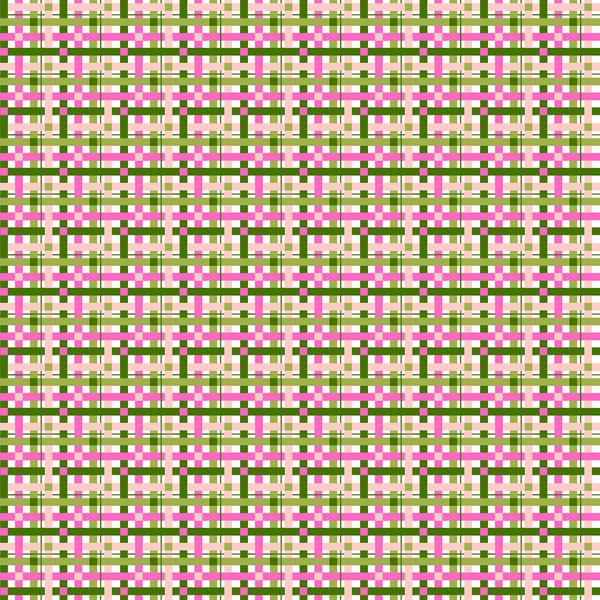 Plaid in Pink/Green | Rolling Pin by Laura c. Moyer | FIGO Fabrics 90250-71 | 100% Cotton Quilting Fabric | Fat Quarters | Yardage