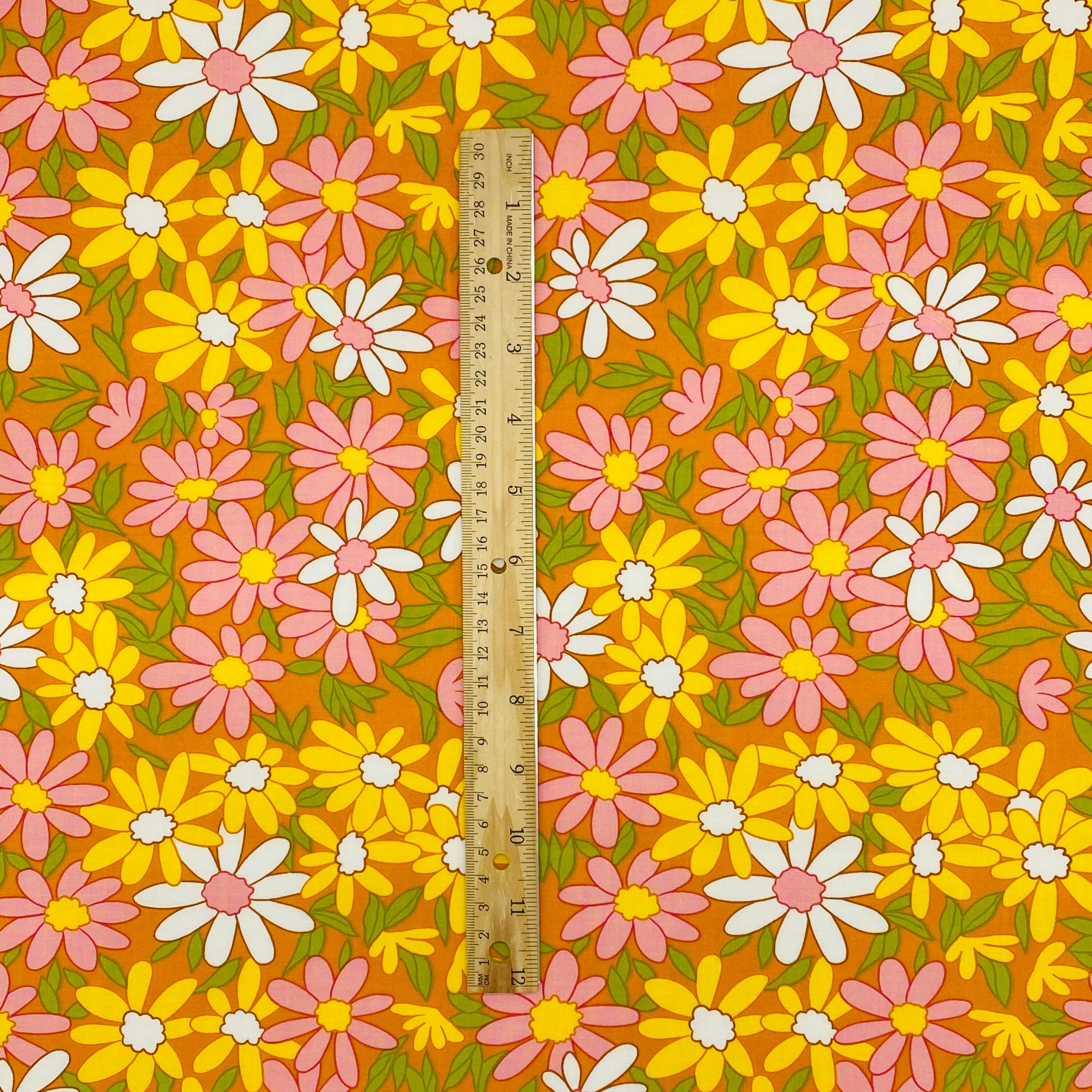 Daisy Chain In Cheddar Orange A Blooming Bunch By Maureen Etsy