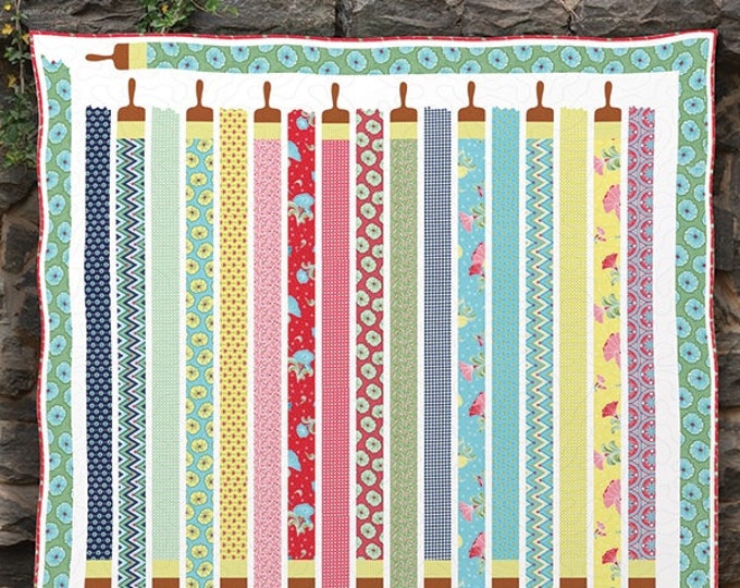 Wet Paint Quilt Pattern by Lauren Jessi Carrie Jung Etsy