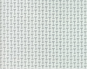 Bone Yard in Light Aqua | Howl and Hound by Lydia Nelson | Moda Fabrics 49034-13 | Juvenile | Cotton Fabric | Fat Quarters | Yardage