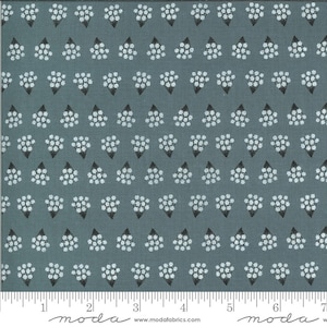 Tiny Bouquets Sky | Dwell in Possibility by Gingiber | Moda Fabrics 48314-16 | 100% Cotton Quilting Fabric | Fat Quarters | Yardage