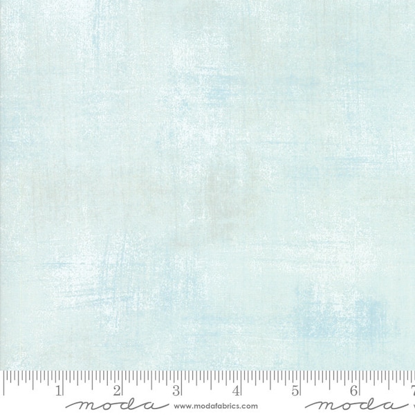 Grunge in Soothing | Gypsy Soul by BasicGrey | Moda Fabrics 30150-539 | Cotton Fabric | Pale Blue Textured Blender | Fat Quarters | Yardage