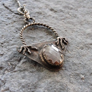 Mystical Healing Stone Quartz Necklace Bohemian Pendant