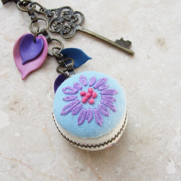 Macaron Coin Purse Keychain / Bagadornment