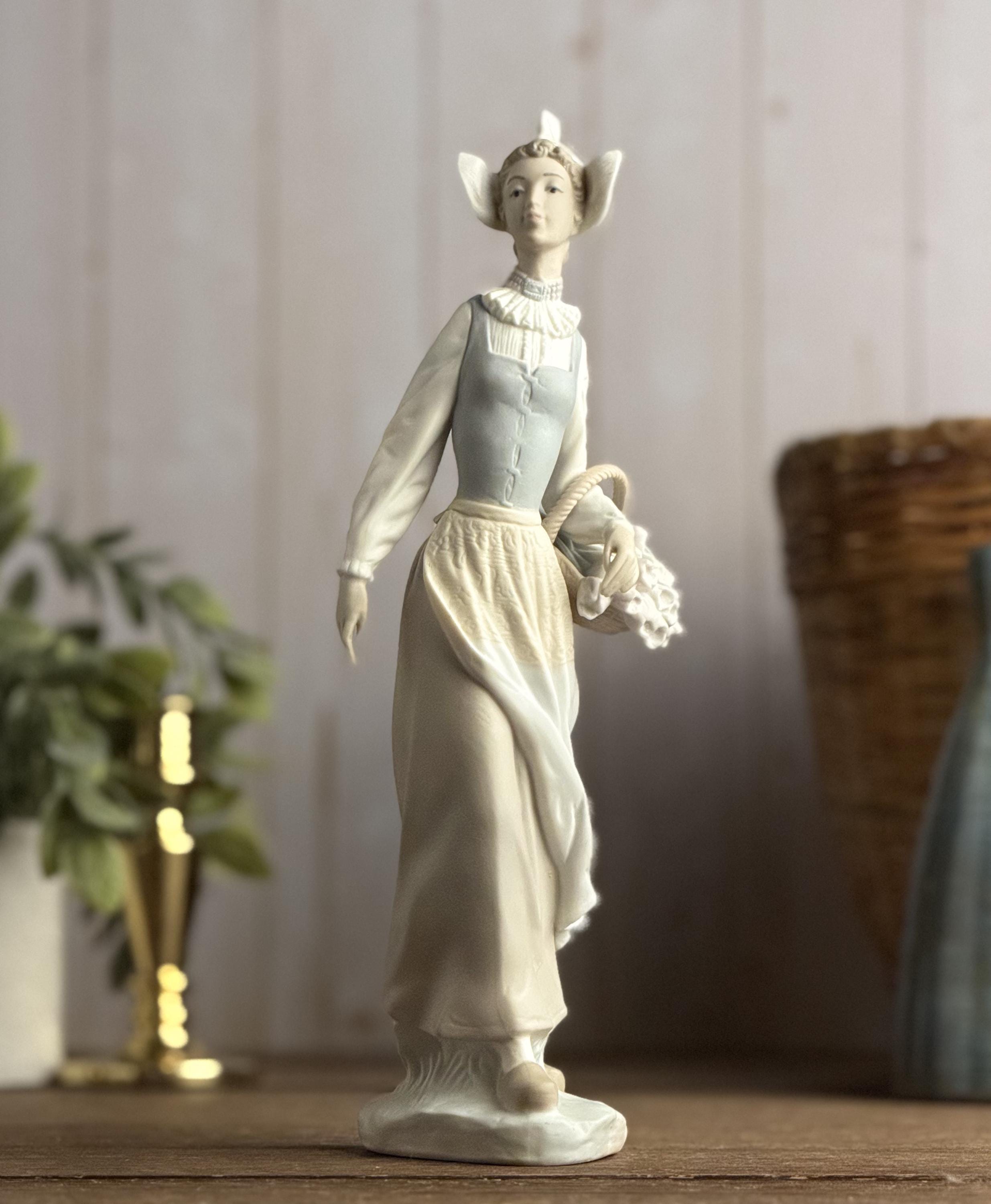 Lladro Girl With Flower - Etsy