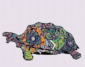 Mandala Color Snapping Sea turtle png JPG Cut File, download, Full commercial use, turtle Svg, Cricut png download silhouette svg