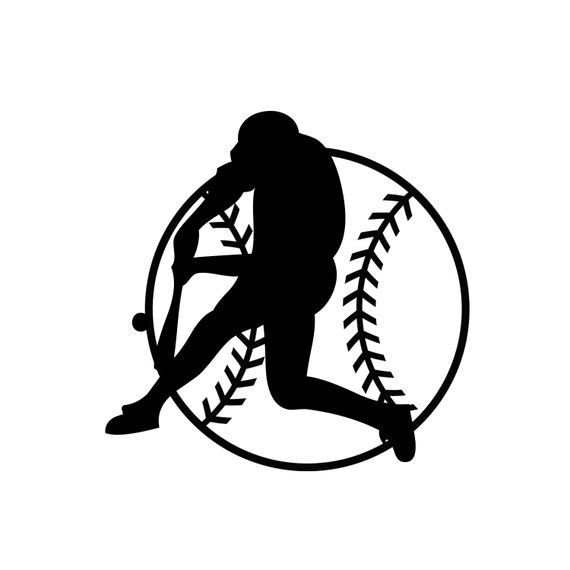 Baseball Player Home Run Svg Home Plate Svg Digital Download - Etsy