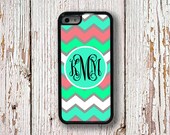 Personalised Iphone 5c case, Chevron Iphone 5c cover - Pastel pink soft green blue - Pretty Iphone 5c case, Protective Iphone 5c cover (9984