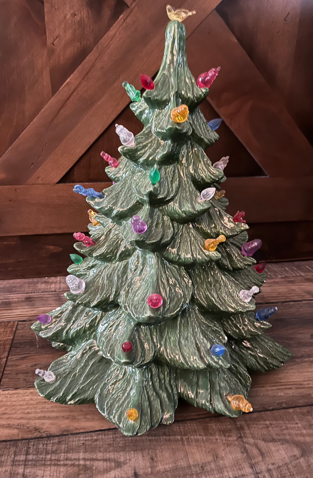 Vintage Ceramic Tree Christmas Tree Etsy