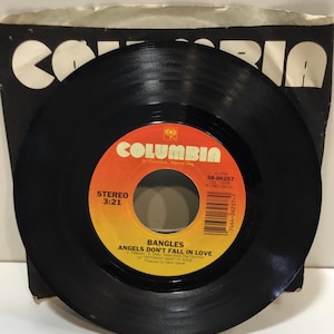 Vintage vinyl record Bangles Columbia Record Walk Like An Egyptian