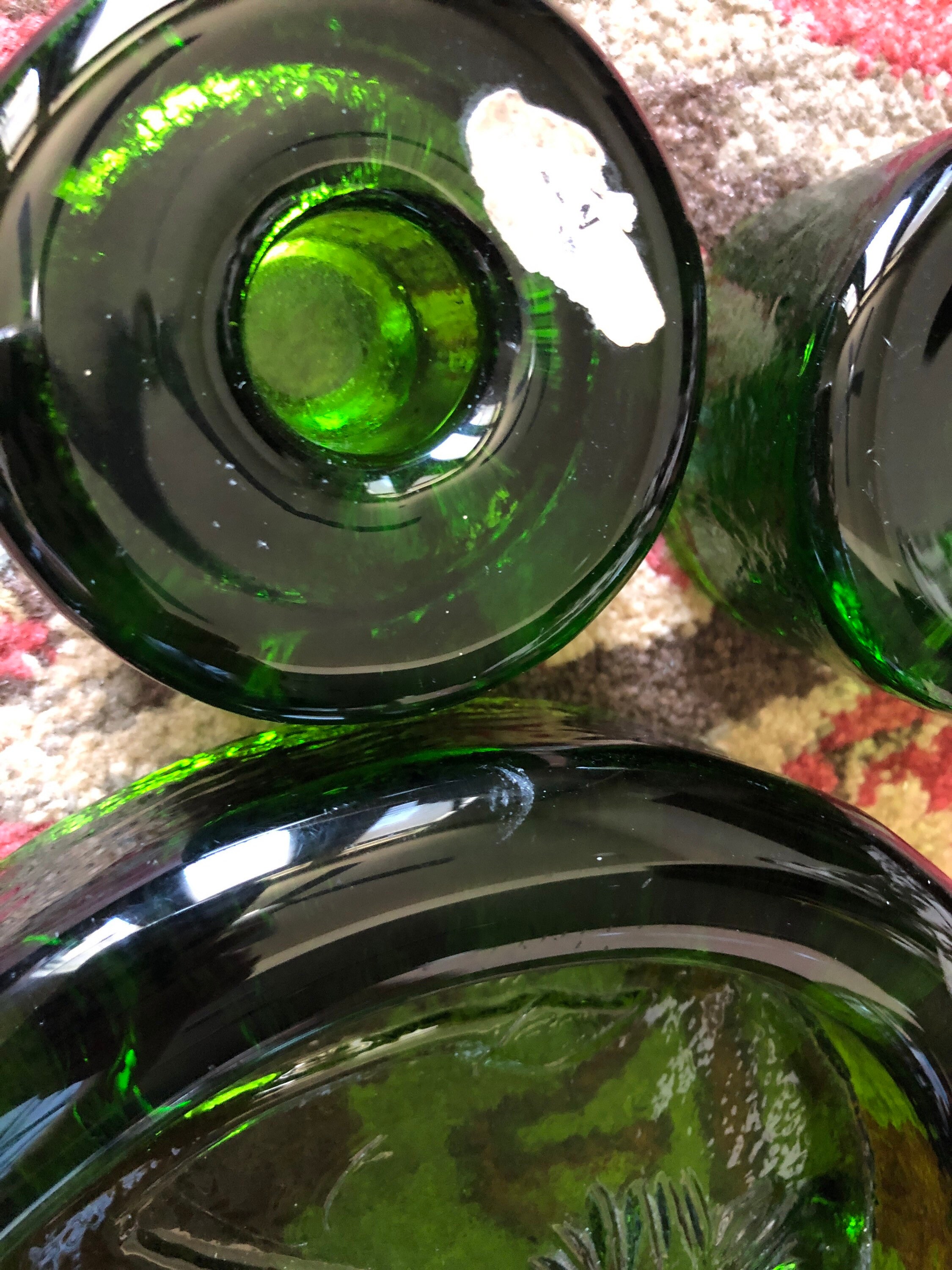 Vintage Blenko Art Glass Set Etsy