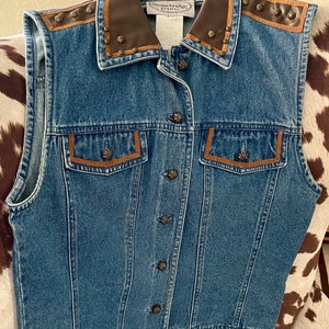 Vintage vest Denim Stonebridge Petites