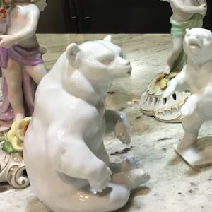 Vintage Porcelain Wallendorf Germany PolarBear Germany 5.5&quot; x 3.5&quot;