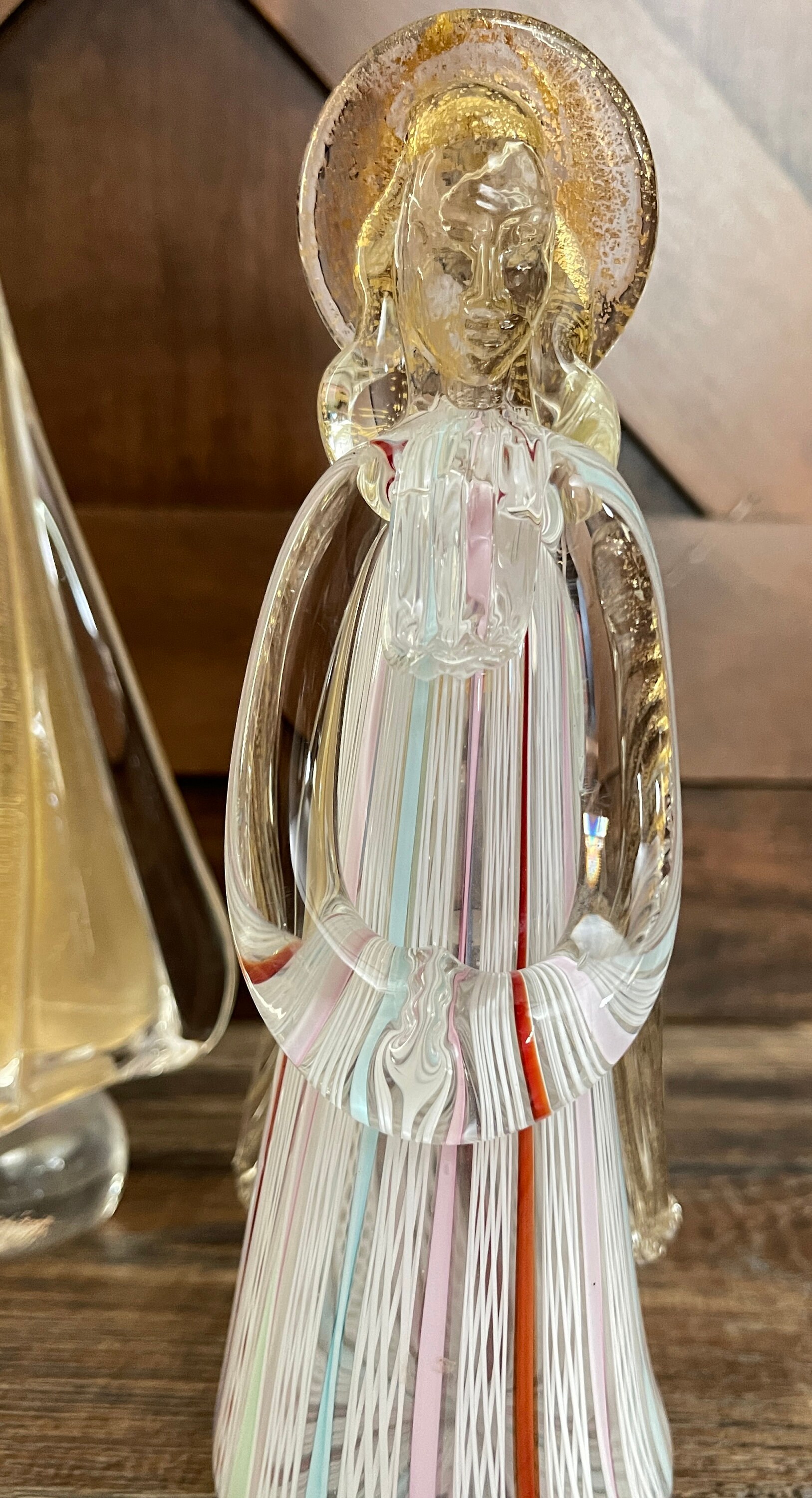 エナメル 金彩 ヴェネチアングラス MURANO 1950s ヴィンテージ エナメル彩 ヴェネチアングラス MURANO