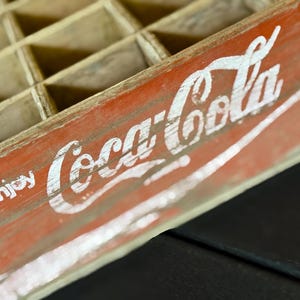 Vintage Crate Coca Cola wooden crate