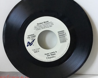 Vintage 45 Huey Lewis y el News Record 45 El corazón del rock and roll