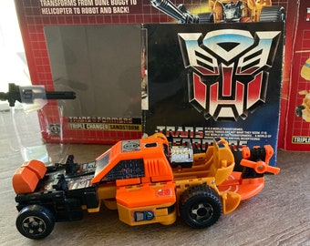 Transformers G1 - Triple Changers Sandstorm - Transformers Vintage - Hasbro 1986 - Jeux & Jouets