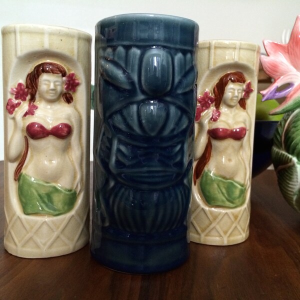Vintage Mug Retro Tiki Mug Libbey