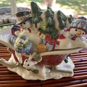 Cany Dish “The Flurries “ by Fitz And Floyd Essentials