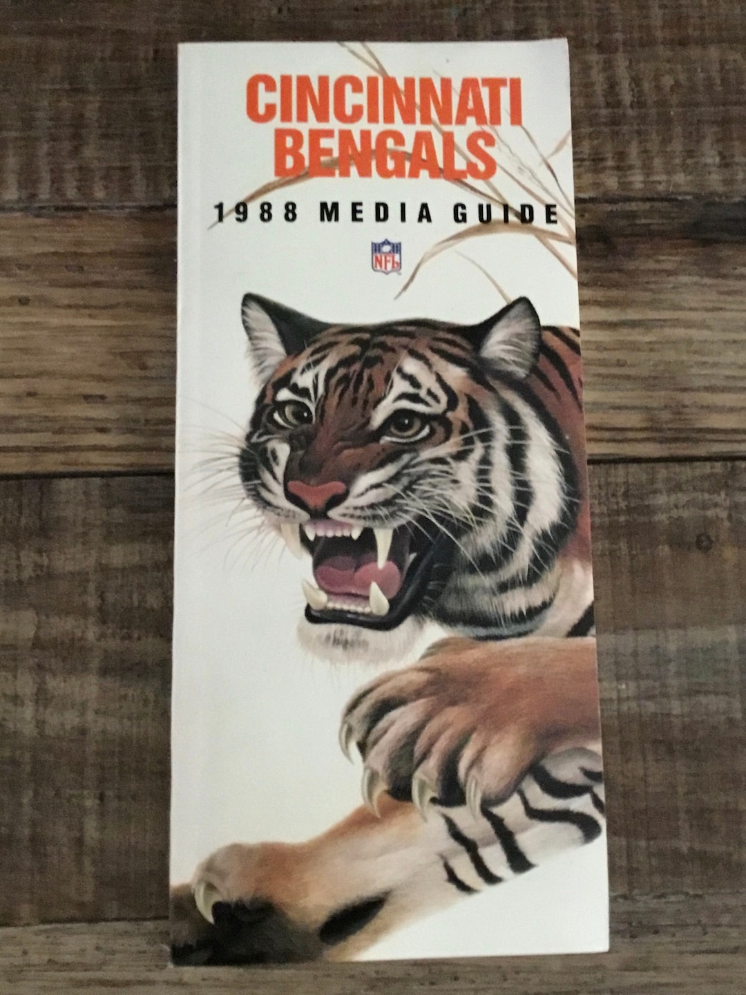 Vintage Cincinnati Bengals 1988 Media Guide Etsy