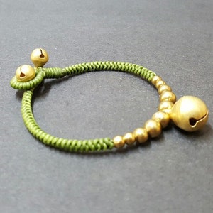 Single Messing Perlen Unisex Schmuck Armband Fußkette, Perlen Armband, Frauen Fußkette
