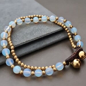 6mm Stone Handmade Women Jewelry Chain Bracelet, Beads Bracelet,Unisex Bracelet