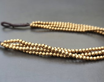 4 Chain Brass Bead Women Jewelry Bracelet Anklet,Beaded Anklet,Chain Anklet,Women Anklet