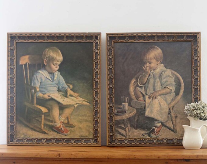 Jim Ingwersen Vintage Children's Prints Gretchen and Etsy