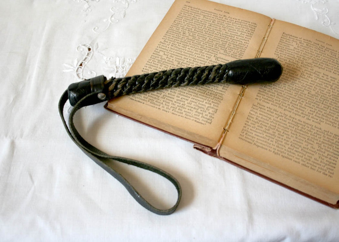 Vintage Leather Billy Club black leather billie jack | Etsy